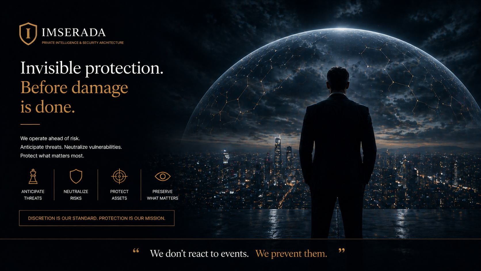 Invisible Protection - Before damage is done